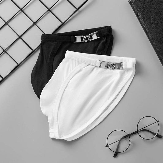 Buycenter Men's Low Waist Breathable Briefs - Sexy Nylon Underwear - Buy Center US