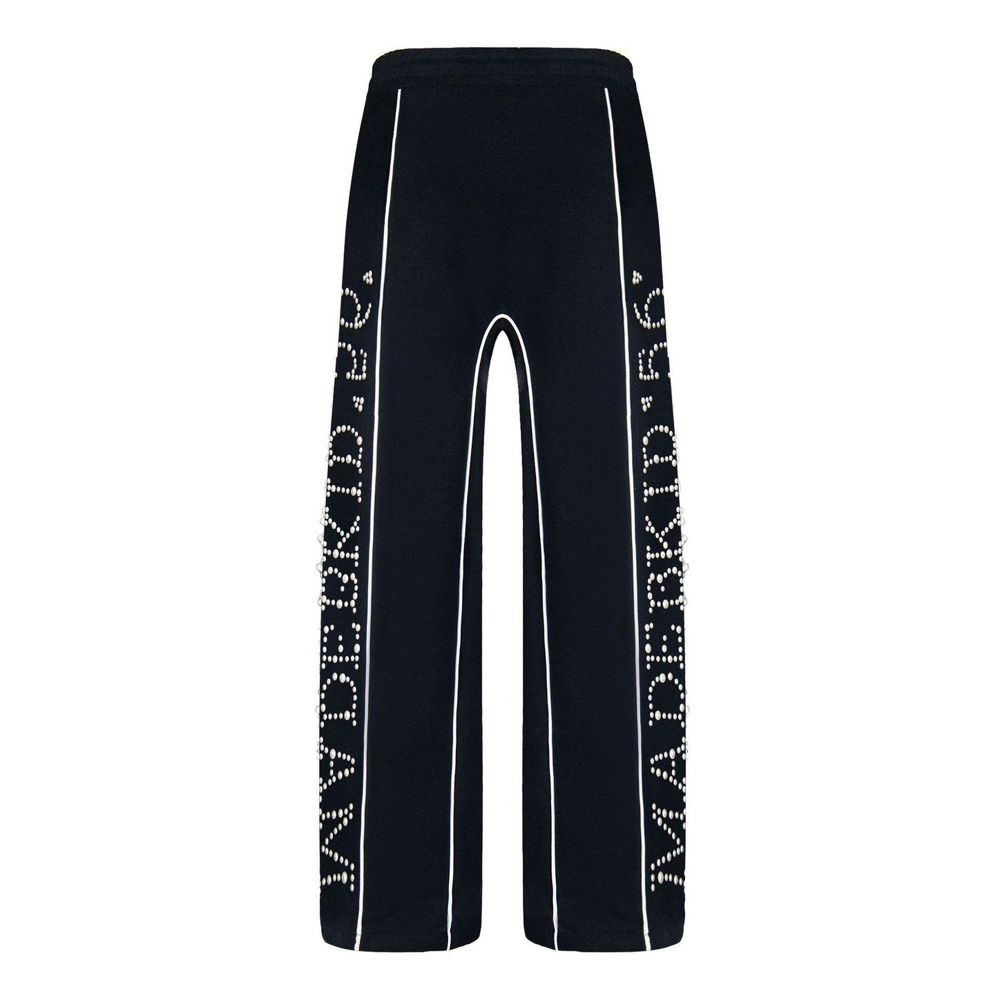 Casual Loose Hot Diamond Letter Stripes Sports Pants for Men - Buy Center US