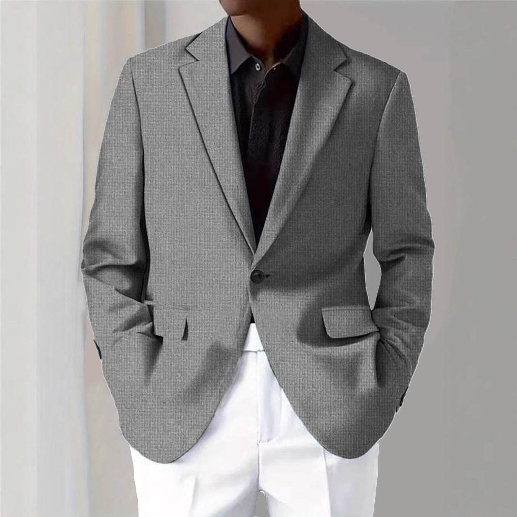 Buycenter Men's Digital Printed Suit Jacket - Stylish & Casual for Spring - Buy Center US