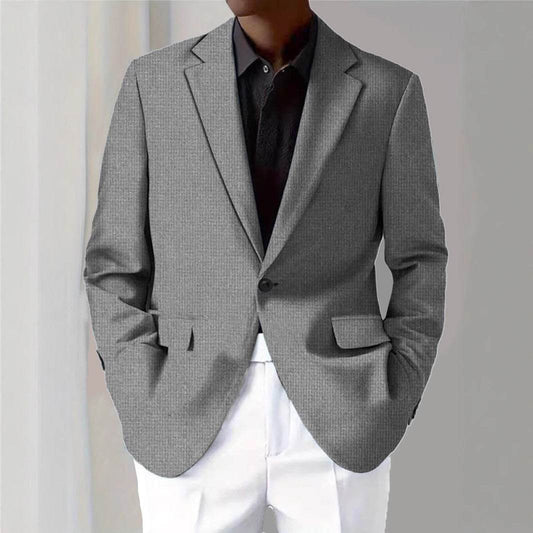Buycenter Men's Digital Printed Suit Jacket - Stylish & Casual for Spring - Buy Center US