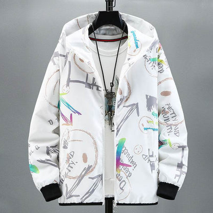 Trendy Colorful Student Jacket - Stylish Casual Fashion for All Sizes - Buy Center US