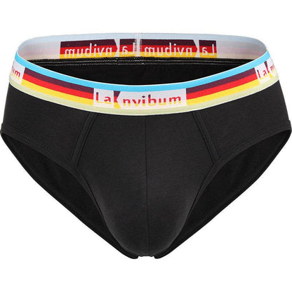 Buycenter Rainbow Cotton Briefs - Stylish Solid Colors for Men - Buy Center US