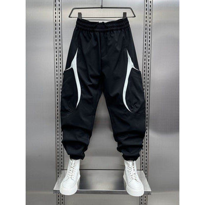 Men's Korean Style Outdoor Overalls - Spring and Autumn Solid Pants - Buy Center US