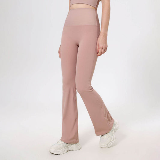 High Waist Yoga Pants - Peach Hip Raise, Breathable Nylon, Women’s Wear - Buy Center US