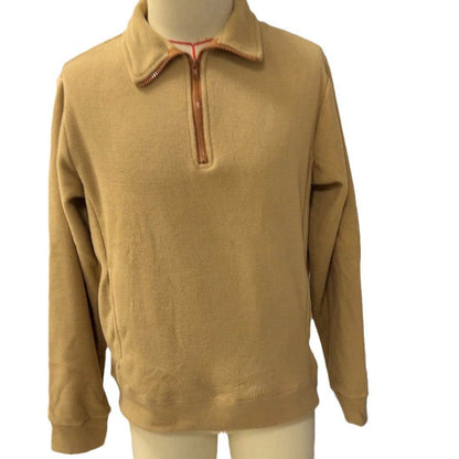 Buycenter Men's Half Zip Sweater - Slim Fit, Long Sleeve, Multiple Colors - Buy Center US