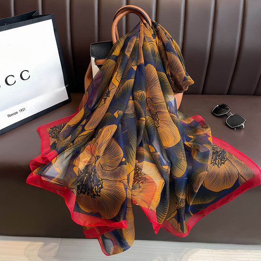 Thin Yourou Begonia Scarf Shawl - Elegant Summer Polyester Wrap - Buy Center US