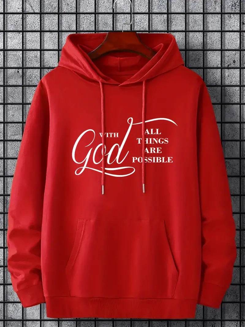 Buycenter Velvet Fall Winter Hoodie - Cotton Pullover for Men - Buy Center US