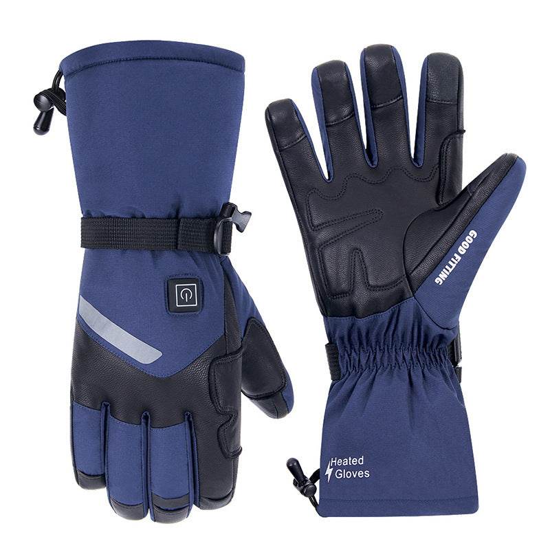 Buycenter Sheepskin Electric Heating Gloves - Smart Touch for Skiing - Buy Center US