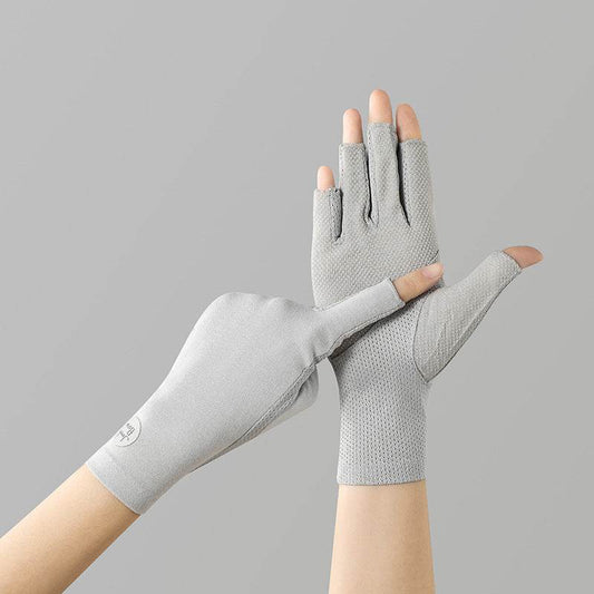 Open Finger Half Finger Gloves - UV-Proof Touch Screen Cycling Gear - Buy Center US