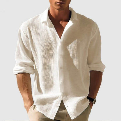 Buycenter Men's Long Sleeve Fashion Tops - Stylish & Comfortable Cotton Apparel - Buy Center US