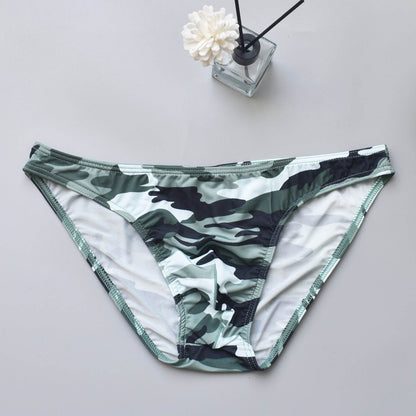 Buycenter Men's Camouflage Briefs - Quick Dry, Low Waist, Four Colors - Buy Center US
