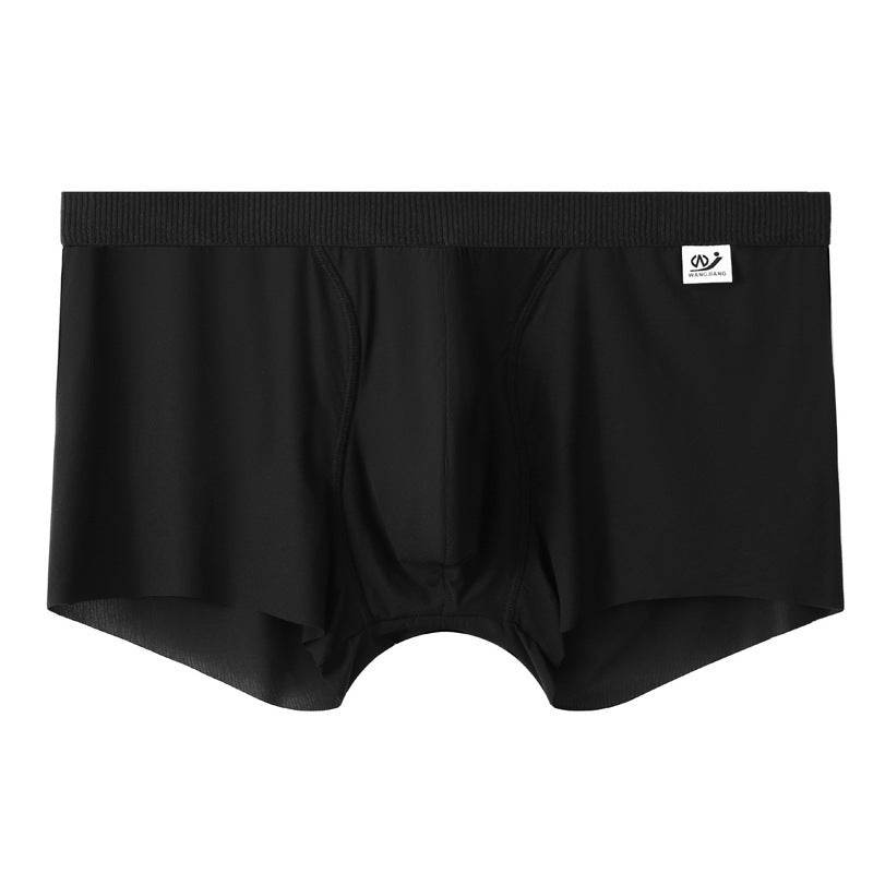 Buycenter Men's Ice Silk Boxer Underwear - Breathable and Seamless - Buy Center US