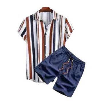 Buycenter Casual Beach Suit: Digital Printing Shirt Cardigan for Summer - Buy Center US