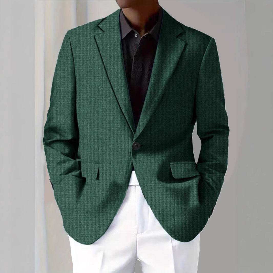 Buycenter Men's Digital Printed Suit Jacket - Stylish & Casual for Spring - Buy Center US