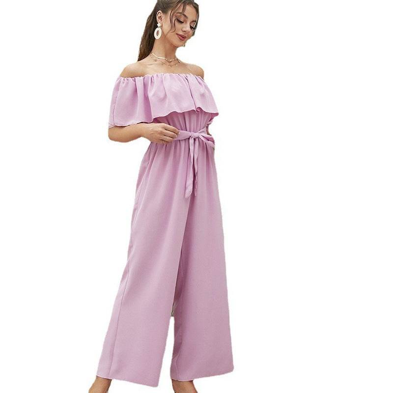 Women's Cropped Lace-up Wide-leg Pants - Stylish and Comfortable Fit - Buy Center US
