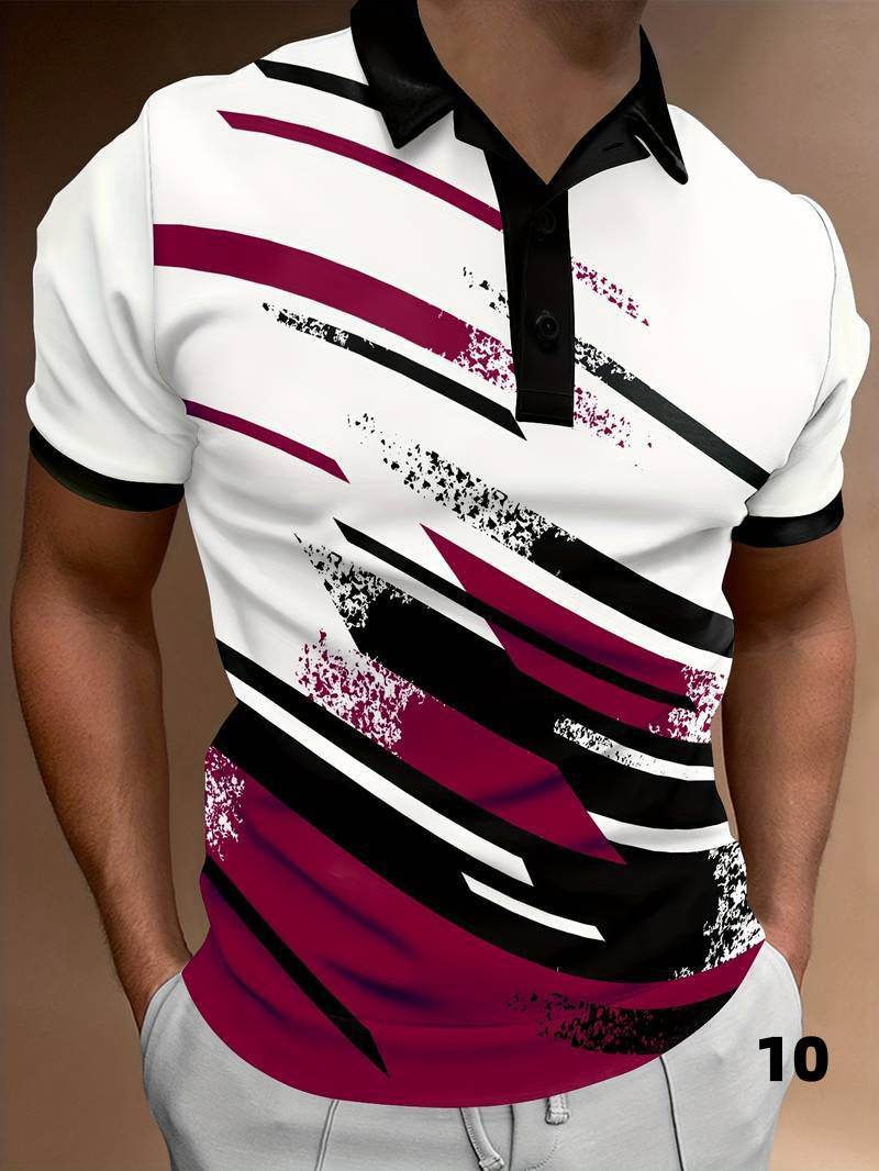 3D Digital Printing Pullover - Short Sleeve Leisure Top – Unisex Sizes S-5XL - Buy Center US