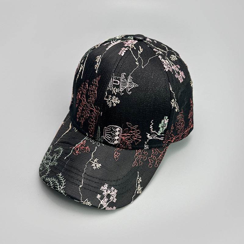 Printed Antique Baseball Cap for Women - Breathable & Sunshade Design - Buy Center US