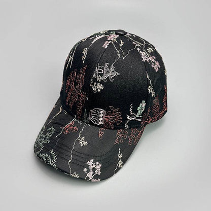 Printed Antique Baseball Cap for Women - Breathable & Sunshade Design - Buy Center US