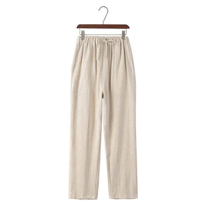 Buycenter Men's Linen Casual Pants - Oversized, Lightweight for Spring - Buy Center US