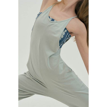 Fashion One-Piece Yoga Pants - Back Strap Solid Color for Fitness - Buy Center US
