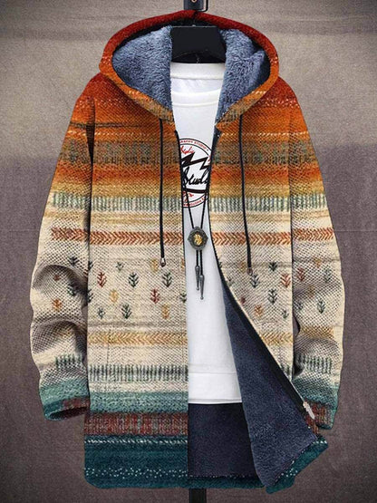 Buycenter Men's Zipper Hooded Cardigan - Casual Thick Jacket for Leisure - Buy Center US