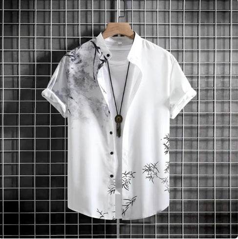 Buycenter Plus Size Casual 3D Short Sleeve Shirt - Summer Fashion - Buy Center US