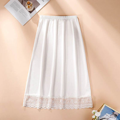 Urban Style Anti-Exposure Half-Length Slip Dress - Long A-Line Skirt - Buy Center US