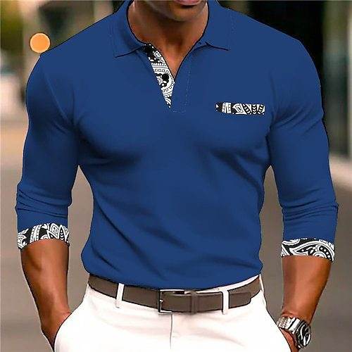 Men's Long Sleeve Button Sweatshirt - Digital Print for Sports & Leisure - Buy Center US