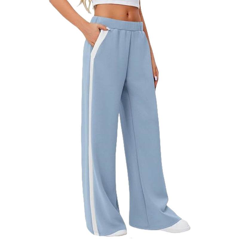 High Waist Wide Leg Yoga Pants - Casual Loose Fit in Multiple Colors - Buy Center US