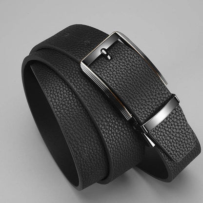 Buycenter Double-Sided Boys Trend Belt - Rotatable Pin Buckle, Stylish Design - Buy Center US