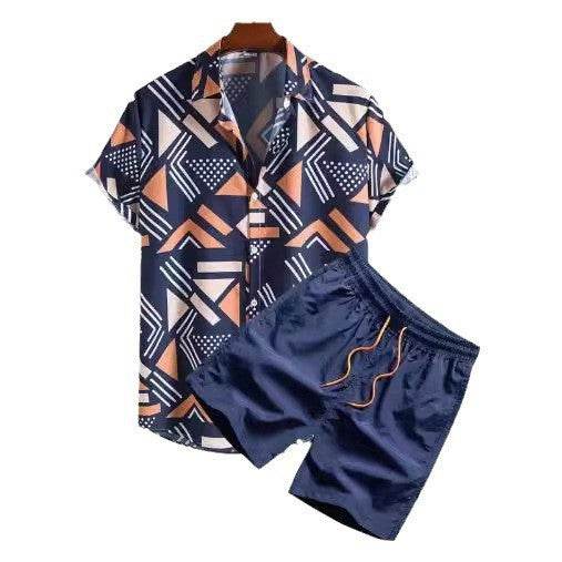 Buycenter Casual Beach Suit: Digital Printing Shirt Cardigan for Summer - Buy Center US