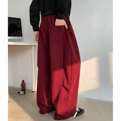 Buycenter Plus Size Fleece-lined Track Pants - Loose Fit, Cozy Comfort - Buy Center US