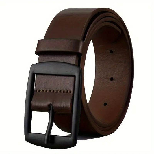 Buycenter Men's Business Casual Trousers Jeans Belt - Versatile Style - Buy Center US