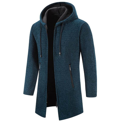 Buycenter Men's Casual Hooded Zipper Cardigan - Plus Size & Stylish - Buy Center US