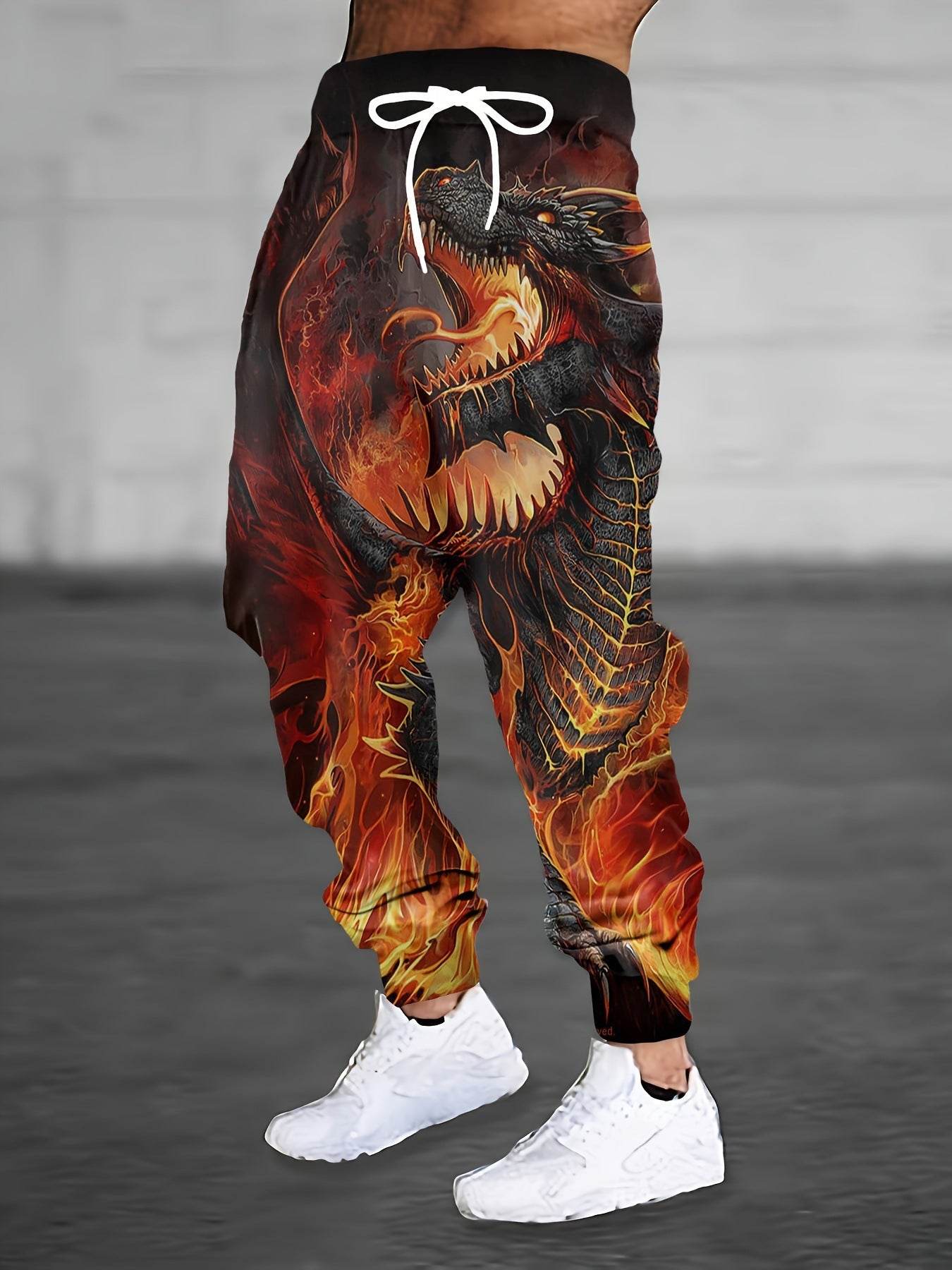 Colorful Men's Casual Sweatpants - Stylish Printed Trousers for All Sizes - Buy Center US