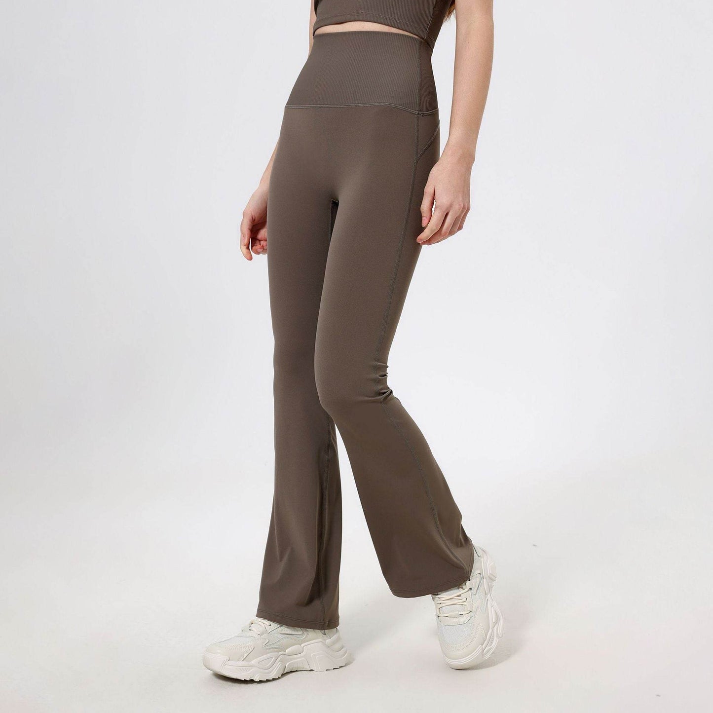 High Waist Yoga Pants - Peach Hip Raise, Breathable Nylon, Women’s Wear - Buy Center US