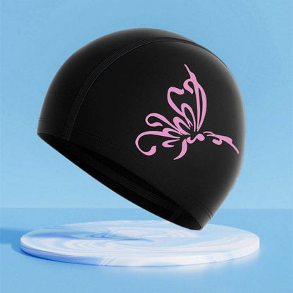 Comfortable High Elastic Swimming Cap - Stylish Patterns for Adults - Buy Center US