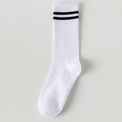 Breathable Non-Slip Sports Stripes Socks for Running - Free Size Cotton - Buy Center US