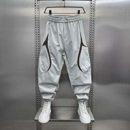 Men's Korean Style Outdoor Overalls - Spring and Autumn Solid Pants - Buy Center US