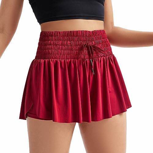 Women's High Waist Sports Shorts - Elegant Solid Colors, Casual Style - Buy Center US