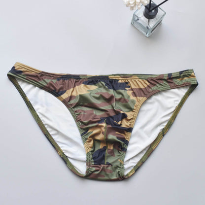 Buycenter Men's Camouflage Briefs - Quick Dry, Low Waist, Four Colors - Buy Center US