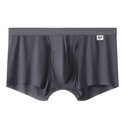 Buycenter Men's Ice Silk Boxer Underwear - Breathable and Seamless - Buy Center US