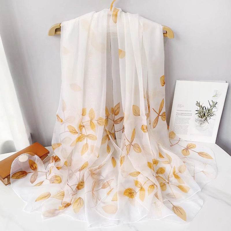 Fashionable Yourou Yarn Rose Scarf for Women - Stylish 135x180cm Design - Buy Center US