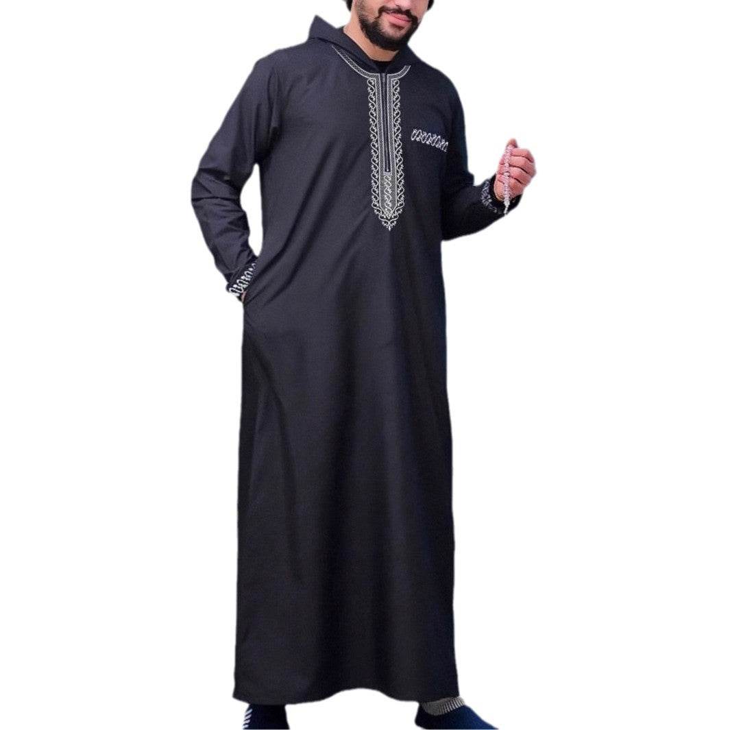 Buycenter Men's Loose Hooded Robe - Comfortable, Stylish, Four Seasons - Buy Center US