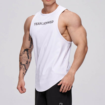 Men's Slim Fit Sleeveless Shirt - Breathable Cotton for Running & Sports - Buy Center US