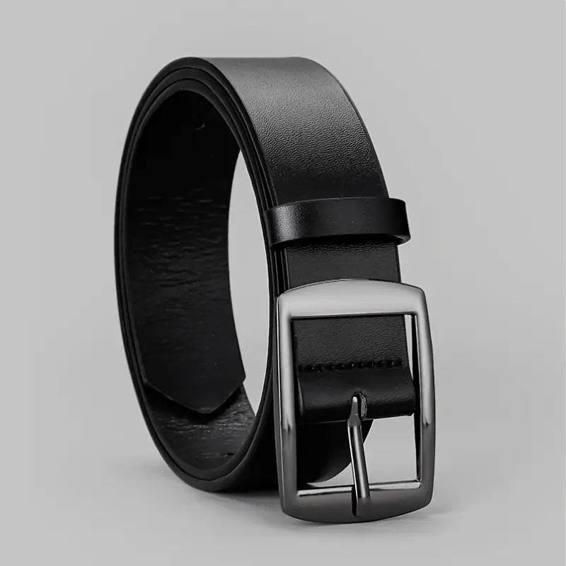 Buycenter Men's Casual Belt - Pin Buckle PU Microfiber Fashion Accessory - Buy Center US