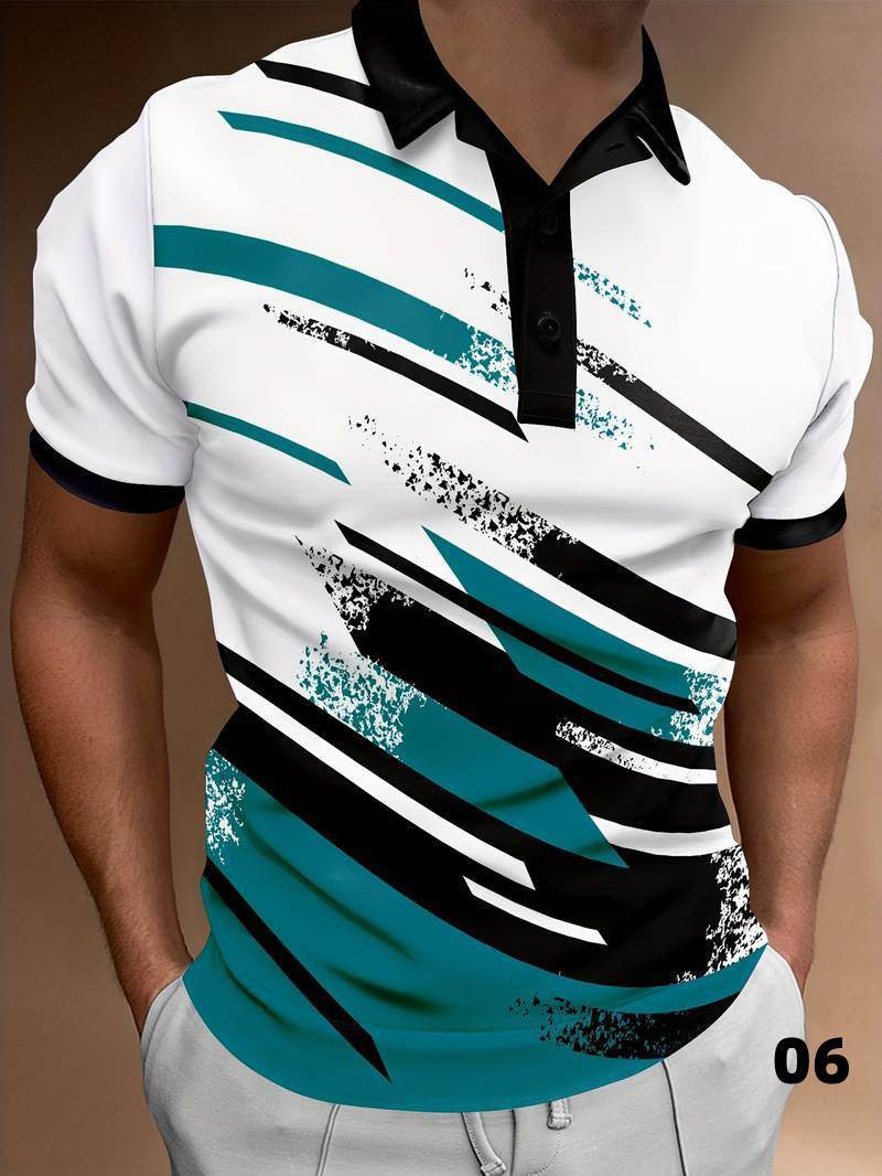 3D Digital Printing Pullover - Short Sleeve Leisure Top – Unisex Sizes S-5XL - Buy Center US