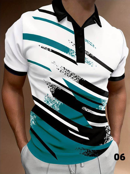 3D Digital Printing Pullover - Short Sleeve Leisure Top – Unisex Sizes S-5XL - Buy Center US