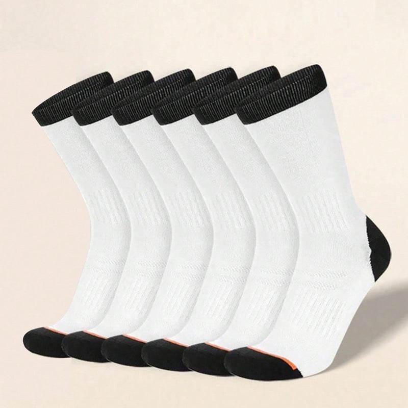 Buycenter Men's Mid-Calf Socks - Cozy Solid Color for Autumn & Winter - Buy Center US