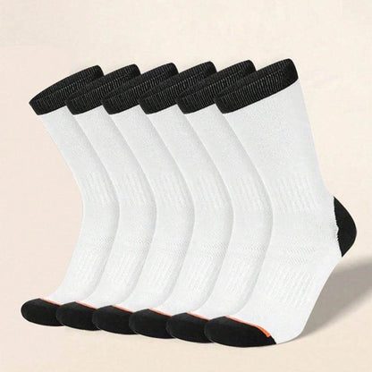 Buycenter Men's Mid-Calf Socks - Cozy Solid Color for Autumn & Winter - Buy Center US